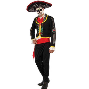 Costume Adulte - Day Of The Dead Senior Party Shop