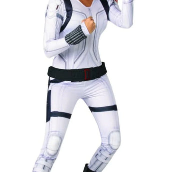 Costume Adulte Deluxe - Black Widow Uniforme Blanc Party Shop