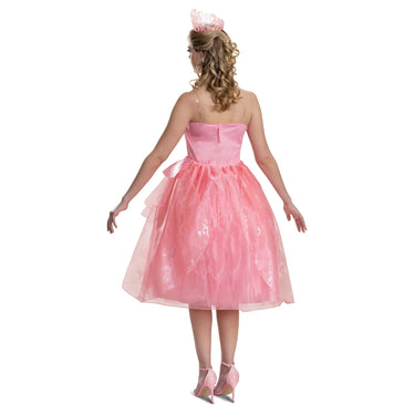 Disguise - Costume Adulte Deluxe Glinda de Wicked - Robe Rose - Party Shop