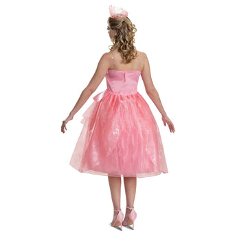 Costume Adulte Deluxe Glinda de Wicked - Robe Rose Party Shop