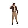 JAZWARE - Costume Adulte Deluxe- Indiana Jones - Party Shop
