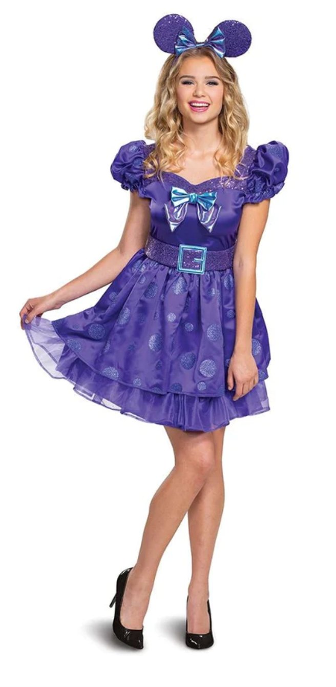 Costume Adulte Deluxe - Minnie Mouse Potion Mauve Party Shop