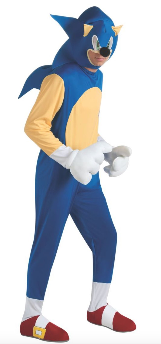 Costume Adulte Deluxe - Sonic - Party Shop