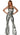 underwraps - Costume Adulte - Disco Lady'S Night Argent - Party Shop