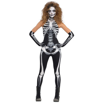 Costume Adulte Femme - Combinaison Squelette - Party Shop