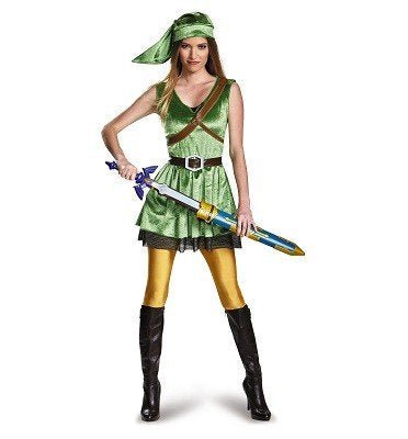 Costume Adulte Femme - Link - Legend Of Zelda Party Shop