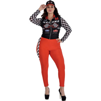 Costume Adulte Femme Pilote de Course Party Shop