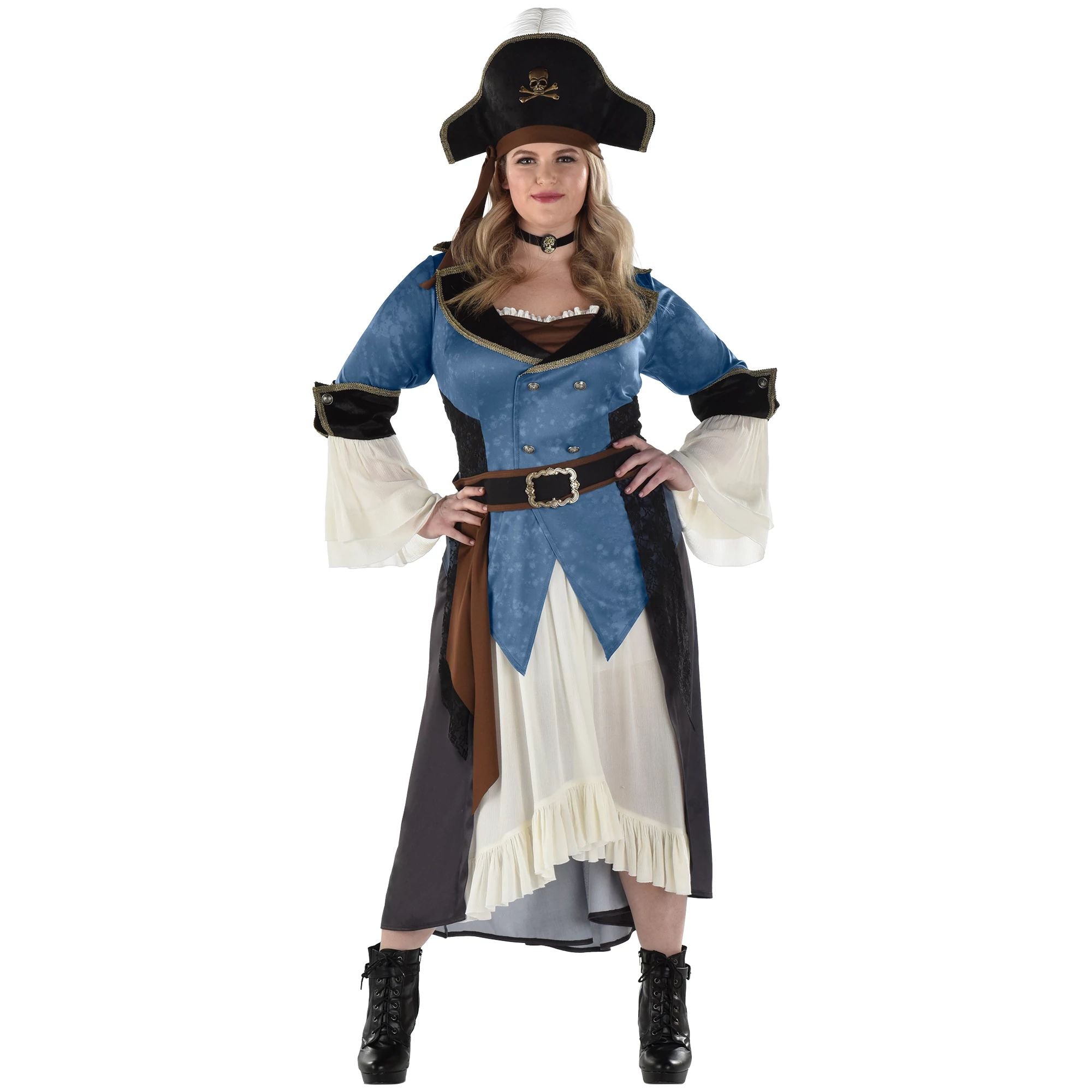 Costume Adulte Femme Pirate Taille XXL 18 - 20 Party Shop