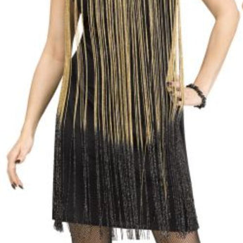 Costume Adulte - Flapper Séduisante Or Party Shop