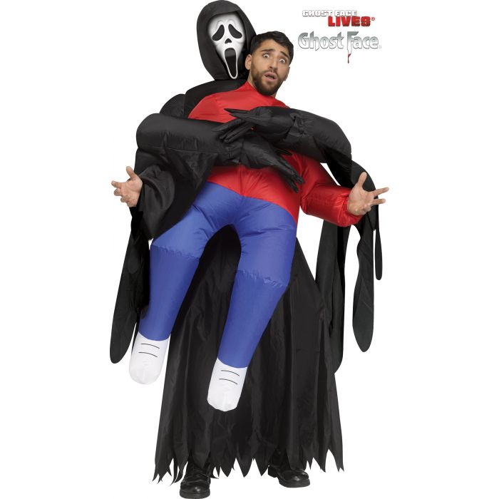 Costume Adulte Gonflable Ghost Face/Scream - Piggyback Party Shop