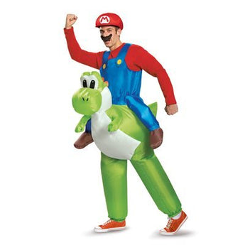 Costume Adulte Gonflable - Mario À Dos De Yoshi - Party Shop