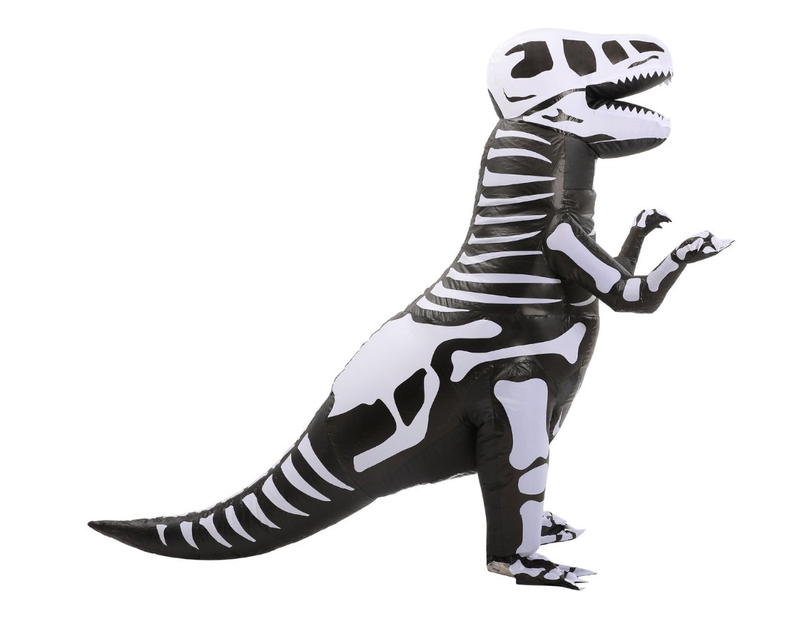 Costume Adulte Gonflable - Squelette T-Rex - Party Shop