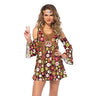 Leg Avenue - Costume Adulte - Hippie Fleur Étoile - Party Shop