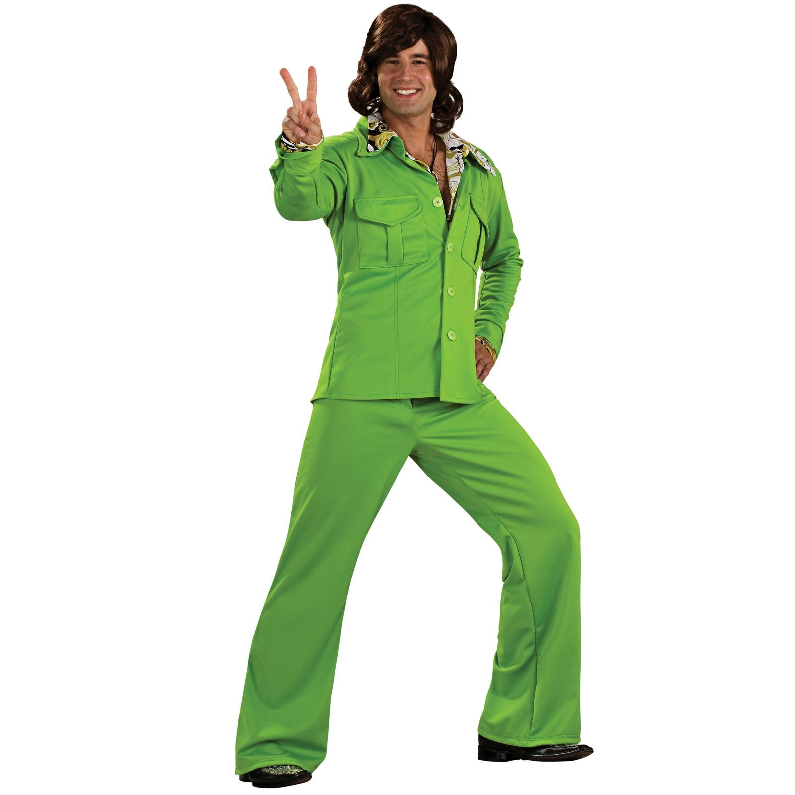 Costume Adulte - Homme Vert - Le Tombeur | Party Shop, image size:1600x1600