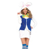 Leg Avenue - Costume Adulte - Lapin Blanc Douillet - Party Shop