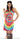 Costume Adulte - Mini Robe Tie Dye Party Shop