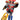 Party Shop - Costume Adulte Morphcostume Gonflable - Power Rangers - Party Shop