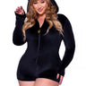 Leg Avenue - Costume Adulte Plus - Chat Noir - Party Shop
