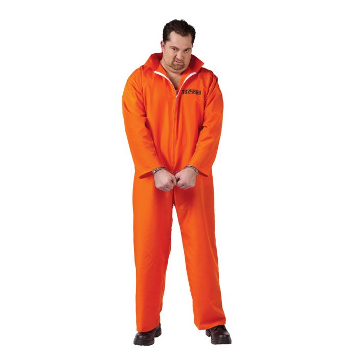 Costume Adulte - Prisonnier Taille Plus Party Shop