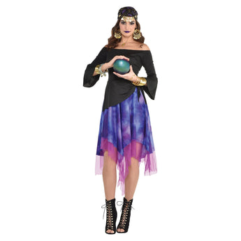 Costume Adulte - Robe Diseuse Bonne Aventure - Standard Party Shop