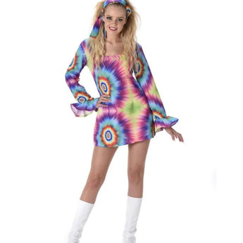 Costume Adulte - Robe Néon Tie Dye Party Shop