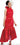 Costume Adulte - Robe Rouge De Cruella Party Shop