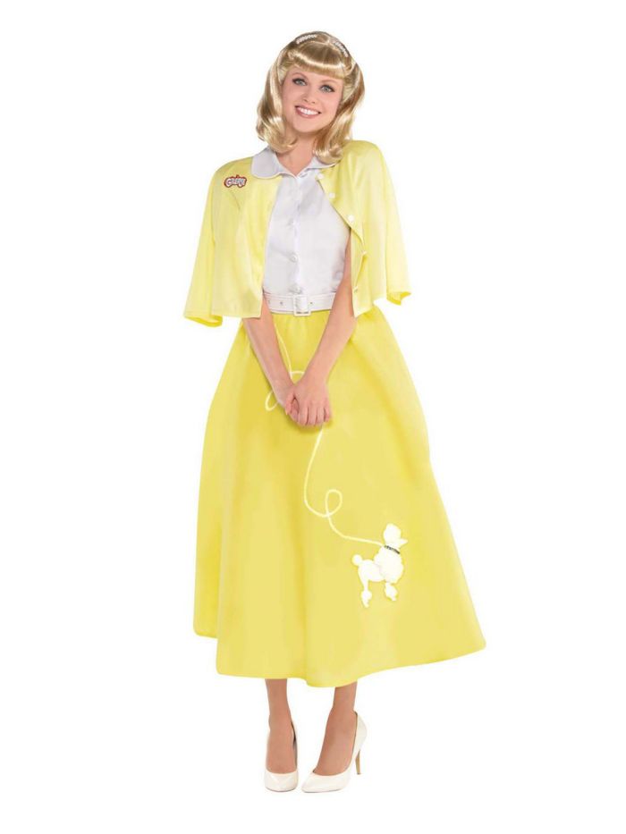 Costume Adulte Sandy - Grease (Summer Nights - Jaune) Party Shop