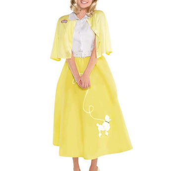 Costume Adulte Sandy - Grease (Summer Nights-Jaune)Party Shop