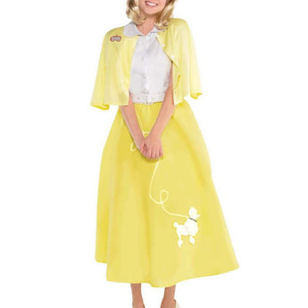 Costume Adulte Sandy - Grease (Summer Nights - Jaune) Party Shop