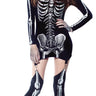 seeing red - Costume Adulte - Squelette Femme - Party Shop