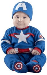 Costume Bébé - Capitaine America Party Shop