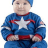 JAZWARE - Costume Bébé - Capitaine America - Party Shop