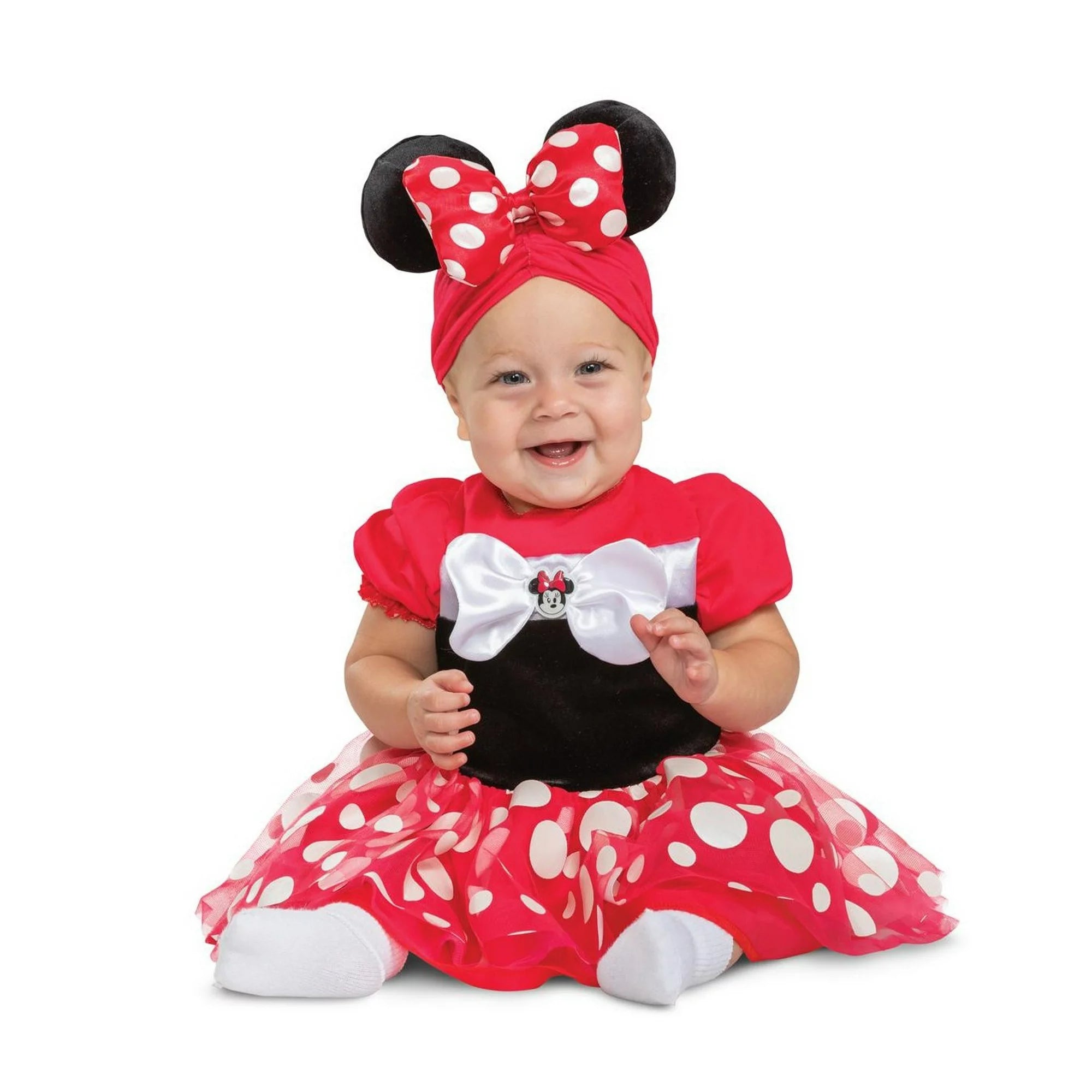 Costume Bébé - Minnie Mouse Rouge Party Shop