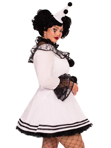 Costume Adulte de Clown Pierrot – 3 Pièces