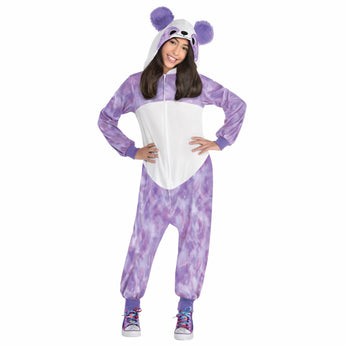 Costume Enfant - Combinaison Panda Mauve Party Shop