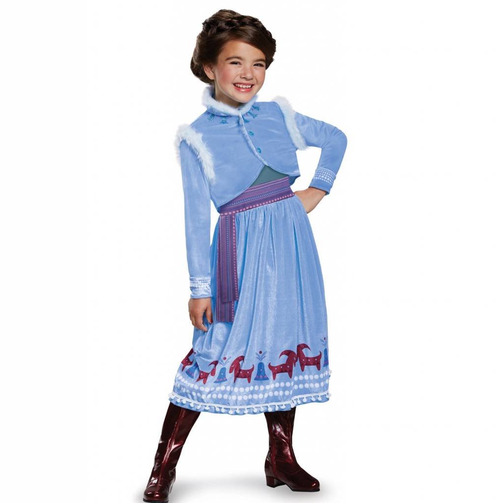 Costume Enfant Deluxe - Anna - La Reine Des Neiges - Party Shop