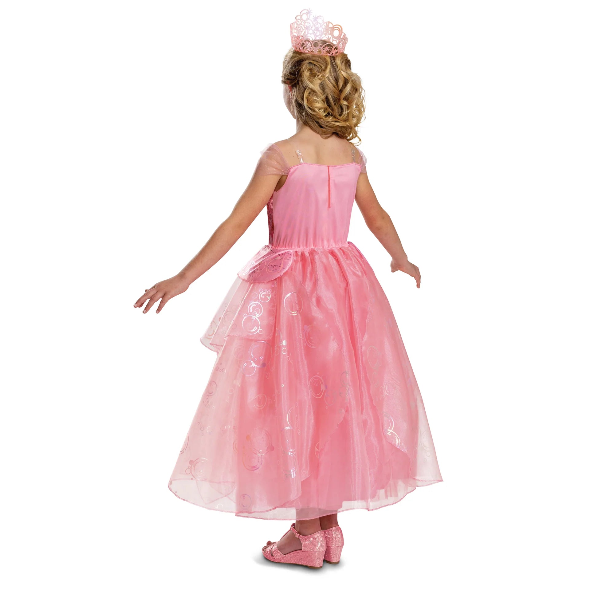 Costume Enfant Deluxe Glinda de Wicked - Robe Rose Party Shop