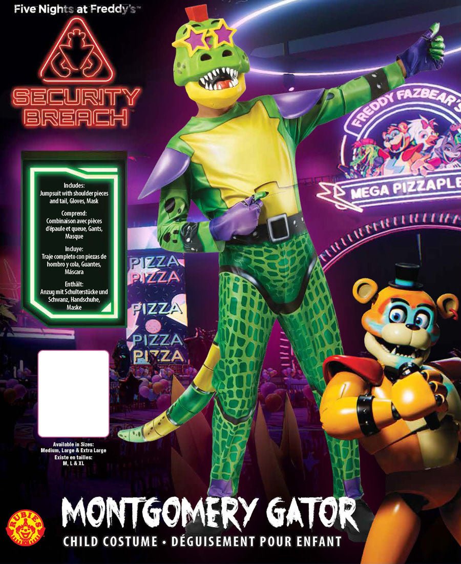 Costume Enfant - Montgomery Gator (Five Night At Freddy'S) Party Shop