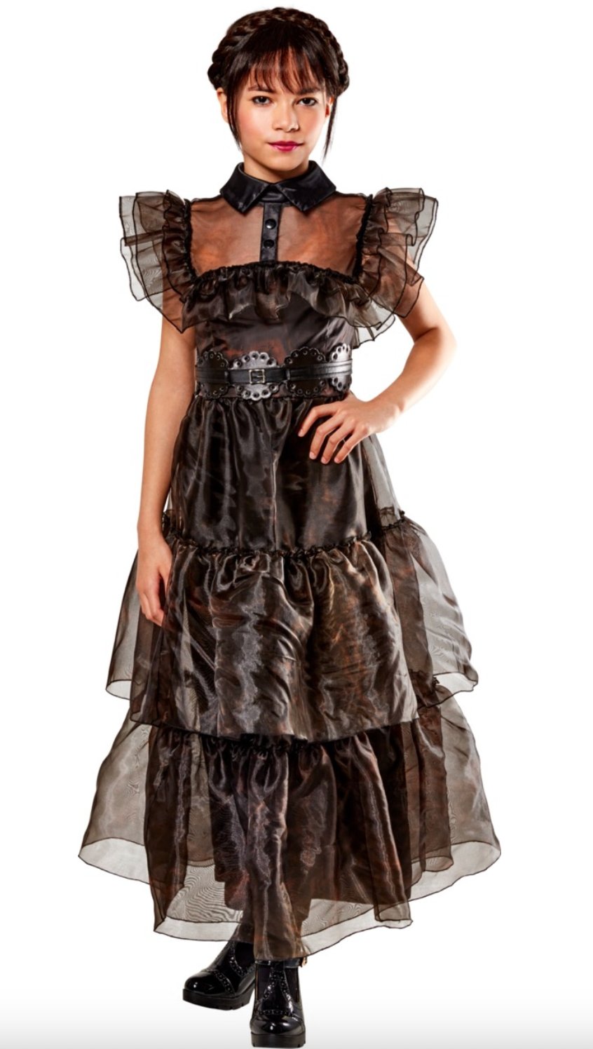 Costume Enfant - Robe De Bal Gothique Mercredi - Party Shop