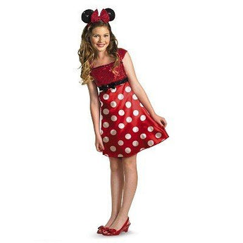 Costume Enfant - Robe Rouge De Minnie Mouse Party Shop
