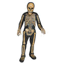 Costume Squelette Enfant Phosphorescent - Combinaison + Capuche + Gants, 4 Tailles - 5
