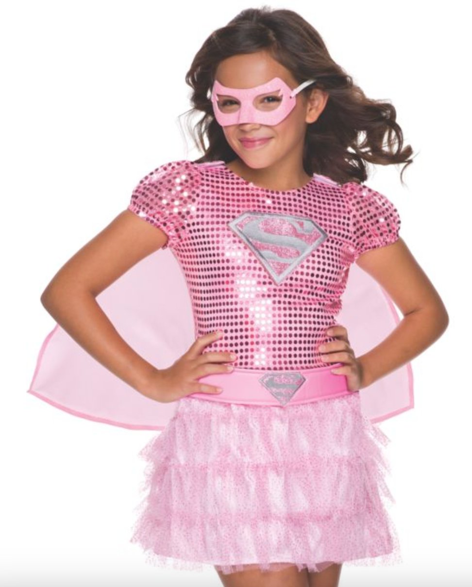 Costume Enfant - Supergirl Rose Party Shop