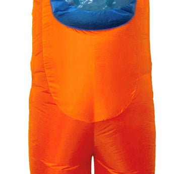 Costume Gonflable Enfant - Imposteur Orange Among Us - Party Shop