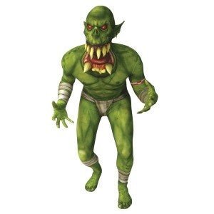 Costume Morphsuit Enfant Orc Jaw Dropper Large Party Shop