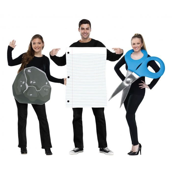 Costume Pour 3 Adultes - Roche, Papier, CiseauxParty Shop