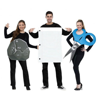 Costume Pour 3 Adultes - Roche, Papier, Ciseaux - Party Shop