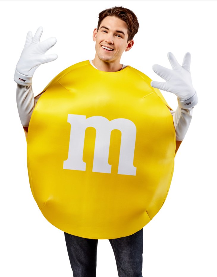 Costume Pour Adulte - M&M Jaune Party Shop