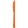 Amscan - Coutellerie De Plastique (20) - Couteau - Orange - Party Shop