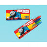 Amscan - Crayons - Tous Abord Thomas (12) - Party Shop