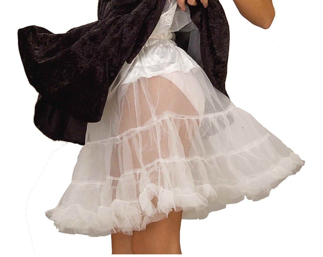 Crinoline Pour Adulte Blanche Party Shop